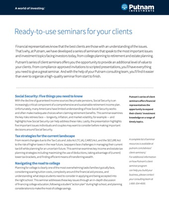Client seminar planning worksheet pdf image
